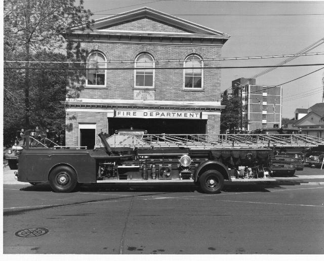 First ladder truck (1943) - aka &quot;Painters Wagon&quot; aka &quot;The Bus&quot; - Instrumental during the train wreck of 1951.